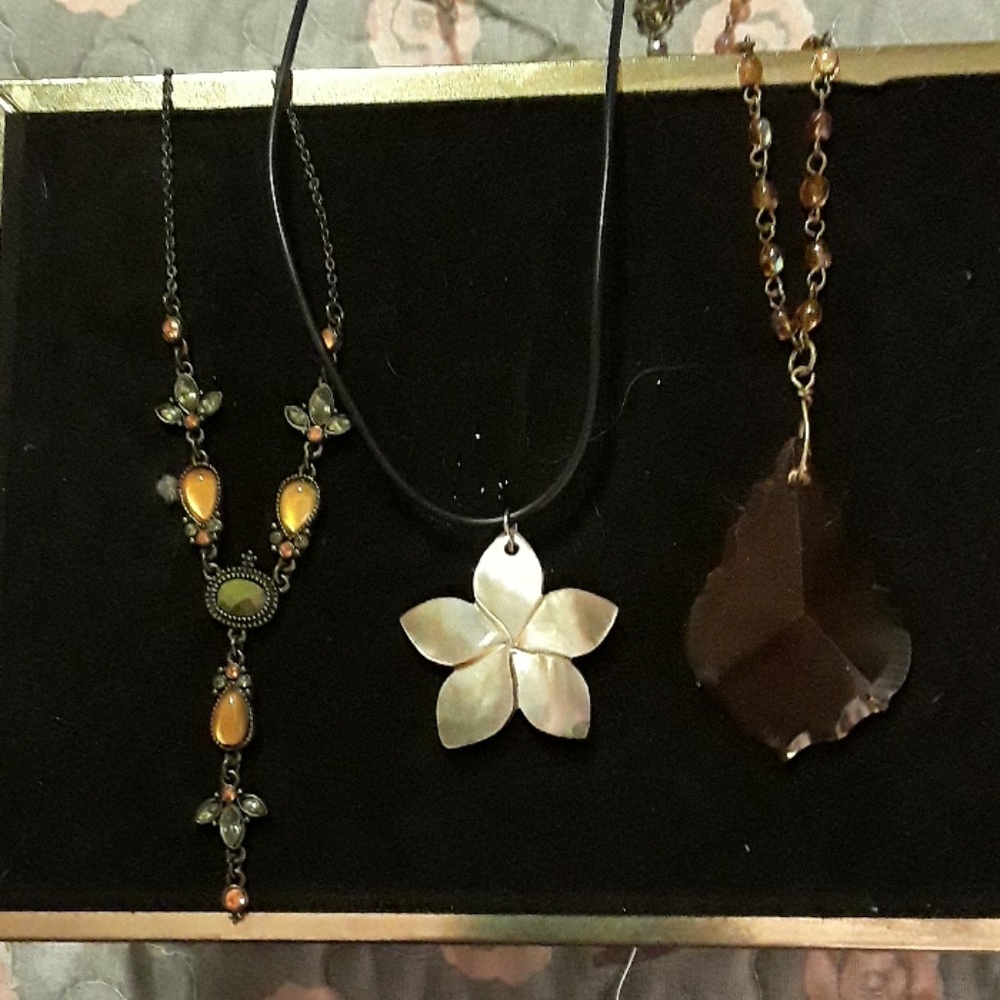 Three necklace bundle,  boho style